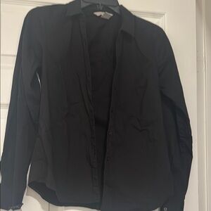 Classic Black Button-Up Shirt